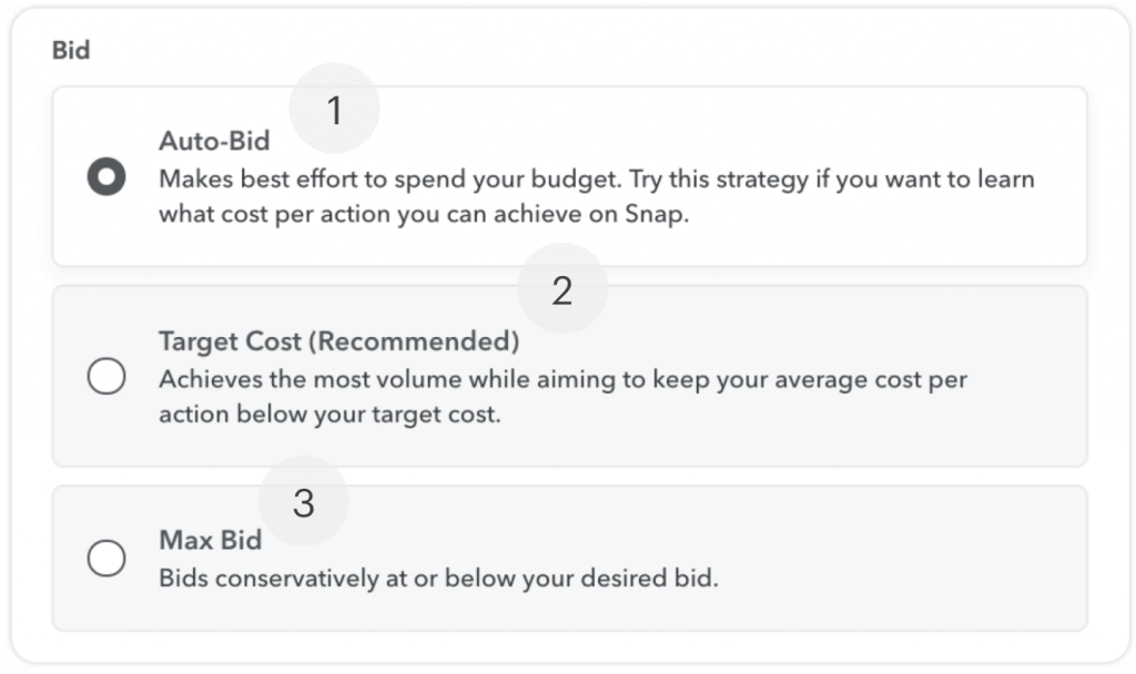 Snapchat Ads Bid Image