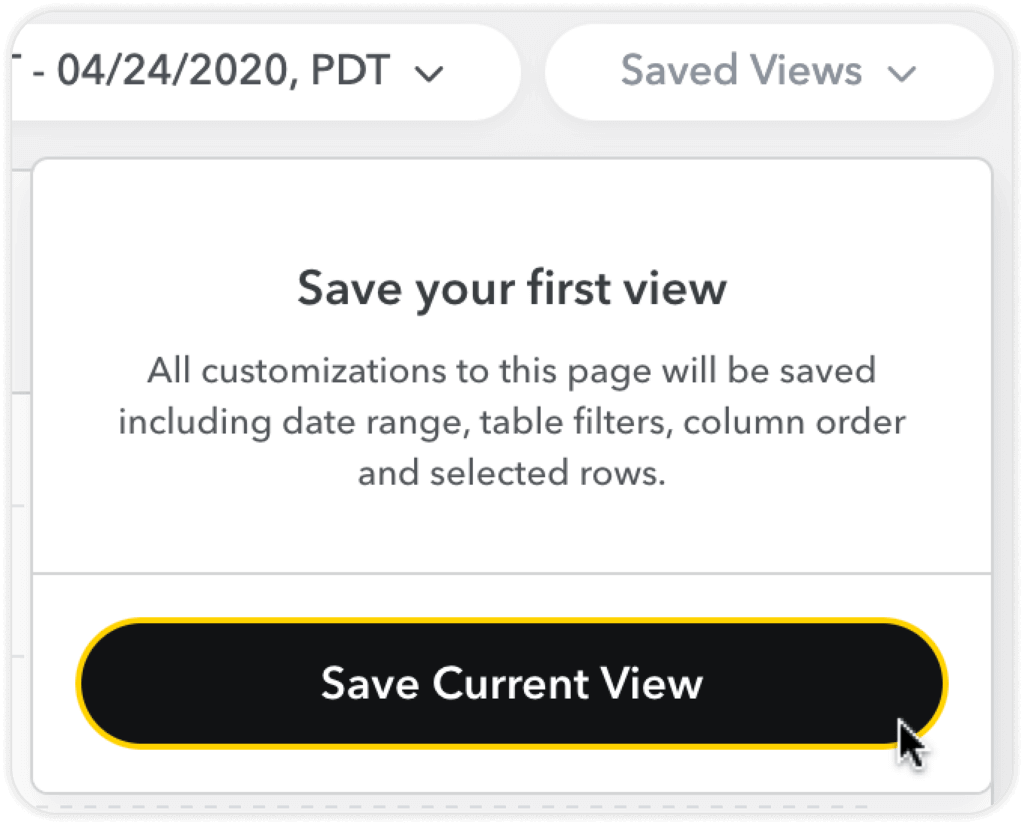 Snapchat - Save your first view